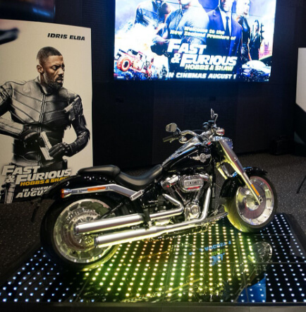 triumph bike in fast and furious hobbs and shaw